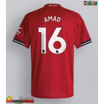 Camisa de Futebol Manchester United Amad Diallo #16 Equipamento Principal 2025-26 Manga Curta